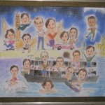 Memorabilia package is a special add on where we can have a full colorized, custom image drawn.
