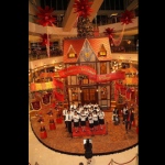 Acapella Music Choir at a shopping mall Christmas event.
