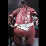One of the brothers dressed as Elvis.