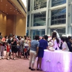 Sogo Annual dinner in Hong Kong and the crowds gather for a glimpse of our unique living table.