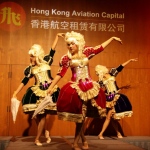 Maries Marionette during their performance at a corporate event.