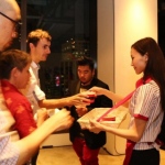 Cinema theme event, with costume at Club Lusitano, Central, Hong Kong.