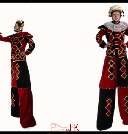 Red and Black costume 