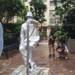 Figuring out how cane man levitates 