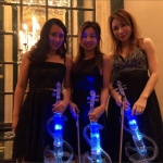 led violins at performance in hong kong, china company listings