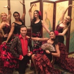 Flamenco dancer posing at Shangri La event