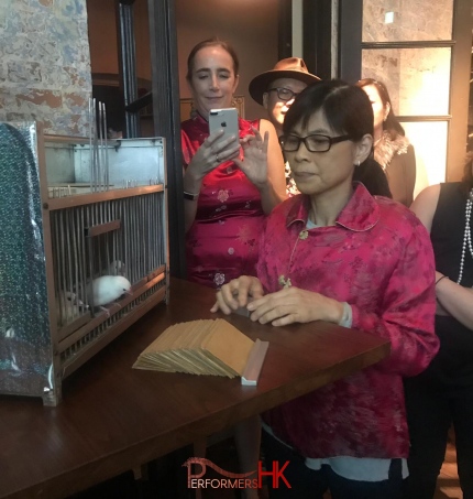 fortune teller in event choosing winnner