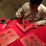 Artist working on craft for CX at HKIA