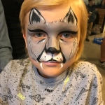 wolf face painting