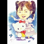 Cartoon character sketch done by Mr. Yeung.