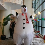 Fat Snowman at 109 Repulse Bay welcoming guests larger image