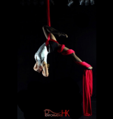 Female aerial performance in Hong Kong