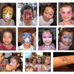 Amazing face paints form Jannette.