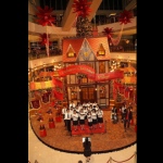 Acapella Music Choir performing at a Hong Kong shopping mall Christmas event.