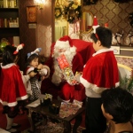 Santa at Stanley Plaza. 