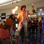 Alfie doing his tricks at Festival Walk Hong Kong.