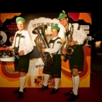 Grabbing the attenttion of passbys at a German themes corporate events at Grand Promenade Hong Kong.