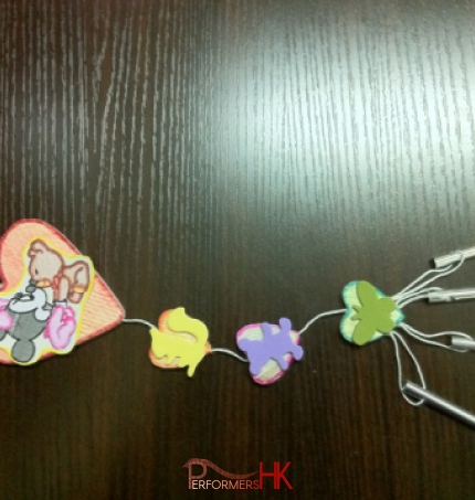 A wind chime sample for a HK children birthday party 