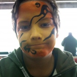 lion face paint.