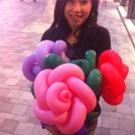 Rose balloons for Valentine days. 