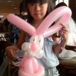 Bunny balloons for Easter event.