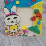 Easter bunny photo frame.