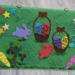 Easy Easter craft picture for kids. 