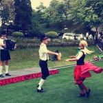 Music is also important in German dance for the coordination between dancing partners.