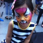 Face painting at Paterson street.