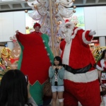 fat brother elf and santa at hk airport christmas event