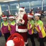 Santa Rowan at the Airport as Official Airside Santa during 2016 XMas