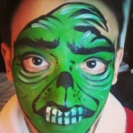 Perfect Scary face paint for your Halloween event/party. 