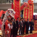 Choi Sun at Hong Kong Airport Chinese new year kick off Ceremony.