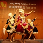 Maries Marionette during their performance at a corporate event.