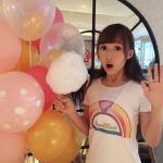 Balloons and candy floss with model server 