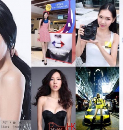 Hong Kong Model head shot and bio