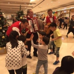 Musicians interacting with kids at Pop Corn mall Hong Kong 2015