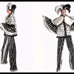 Harlequin Stilt Costume
