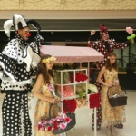 Performers HK presents our beautiful stilts walkers as part of the Elements flowers fun event.