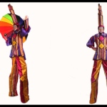 Rainbow stilts