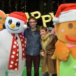 Two of the favorite mascots at Jockey club celebrating Xmas with guests