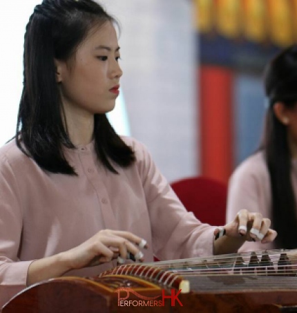 girl musicians playing their instruments
