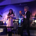 Audience interaction with Magician during Xmas party event at Hullet house