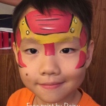 Iron Man face painting