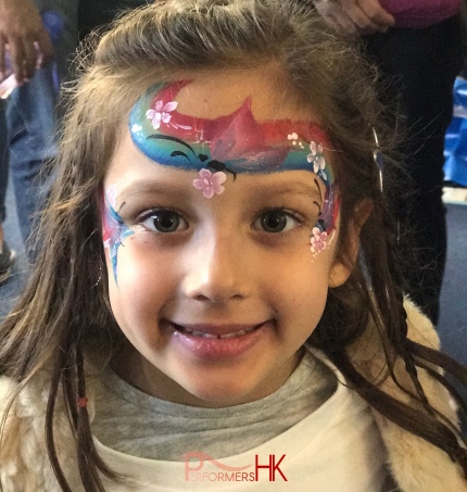 face painting with princess theme