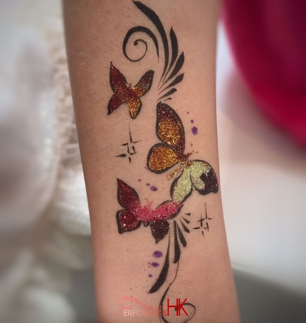 Glitter butterfly