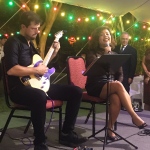 guitarist and singer at hong kong country club mid autumn festival event