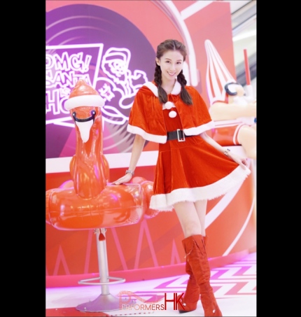 Suki mira mall tst wearing santa girl outfit
