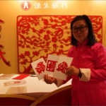 Zodiac cutting artist at a corporate event in Hong Kong