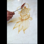 gold fish Sugar painting (糖画)
